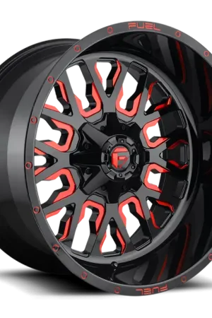 Fuel Stroke D612 20x9 +1 5x114.3/5x127mm 78.1mm Gloss Red Milled Must Have