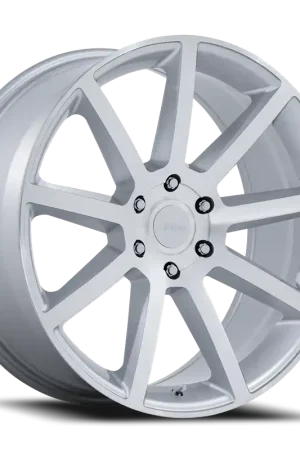 Factory Price Petrol P6E SD 22x9.5 +30 6x135mm 87.1mm Gloss Silver Machined Face