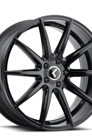 Kraze Cosmos KR194 Gloss Black 18x8 5x108 40mm 63.5mm Genuine