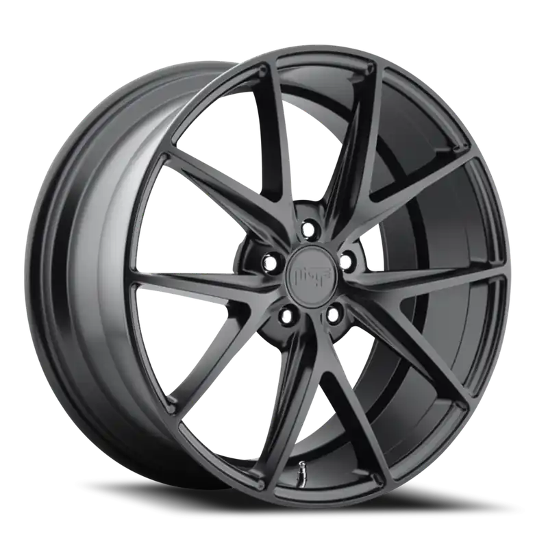 Niche Misano M117 22x9 +35 5x120mm 72.6mm Matte Black Direct From Factory