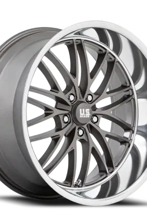 US Mags Santa Cruz U139 20x10 +6 5x120.65mm 72.56mm Anthracite Diamond Cut Lip Reduced Price