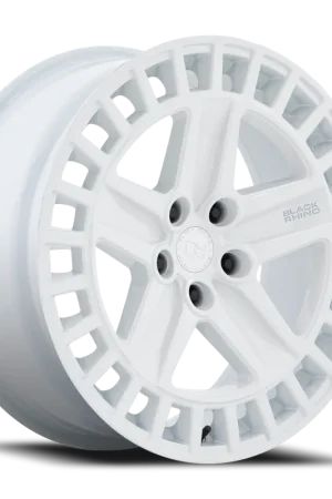 Free Returns Black Rhino Alston WH 20x8.5 +25 5x127mm 71.5mm Gloss White