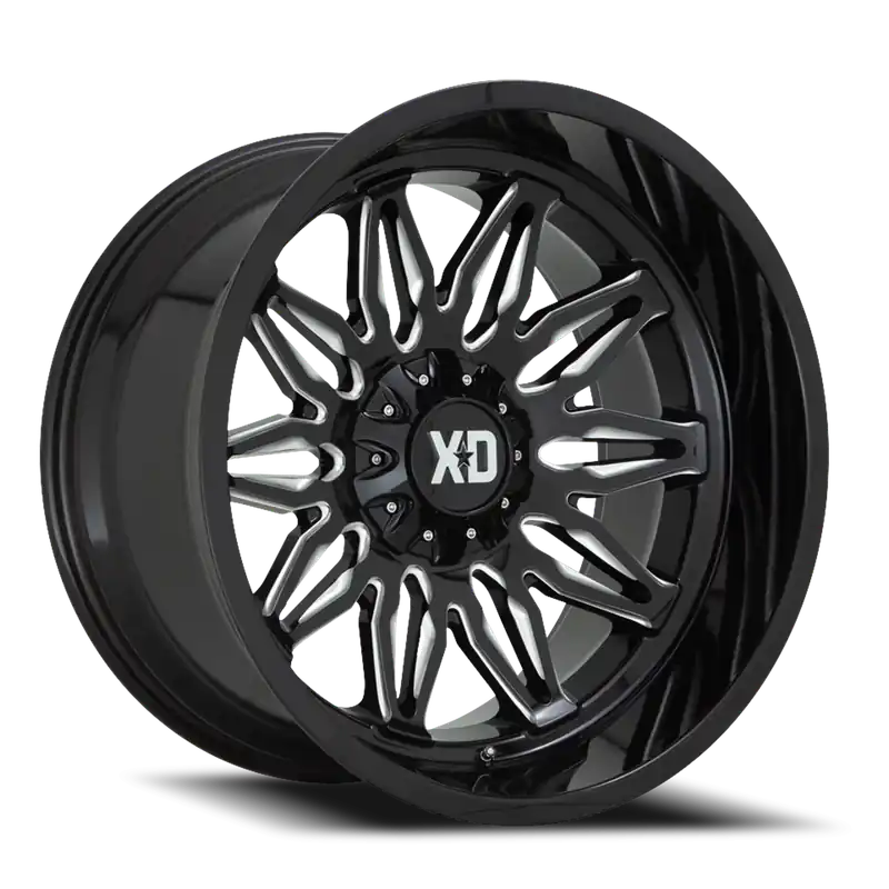 XD Series Gunner XD859 GB-M 22x12 -44 5x127/5x139.7mm 78.1mm Gloss Black Milled Markdown