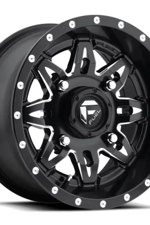 Fuel Lethal UTV D567 15x7 +13 4x156mm 132mm Matte Black Milled Premium