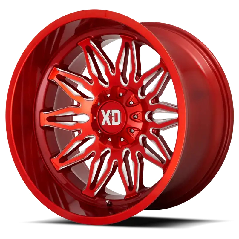 Exclusive XD Series Gunner XD859 RD 20x10 -18 5x127/5x139.7mm 78.1mm Candy Red Milled