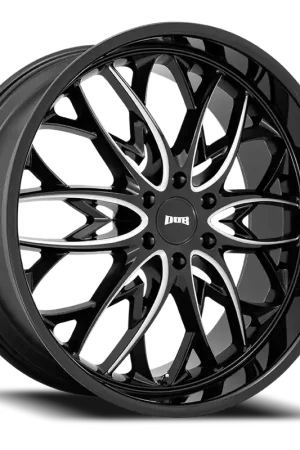DUB OG S263 22x9.5 +30 6x135mm 87.1mm Gloss Black Milled Luxury