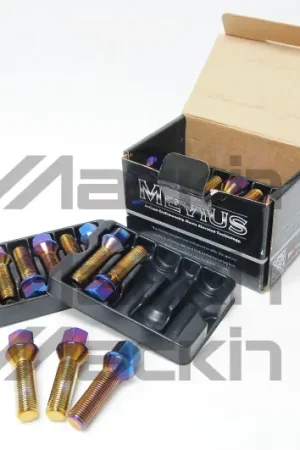 Wheel Mate Mevius Lug Bolt Set of 20 - Black 14x1.50 50mm Ball 14mm RAD Same Day Shipping