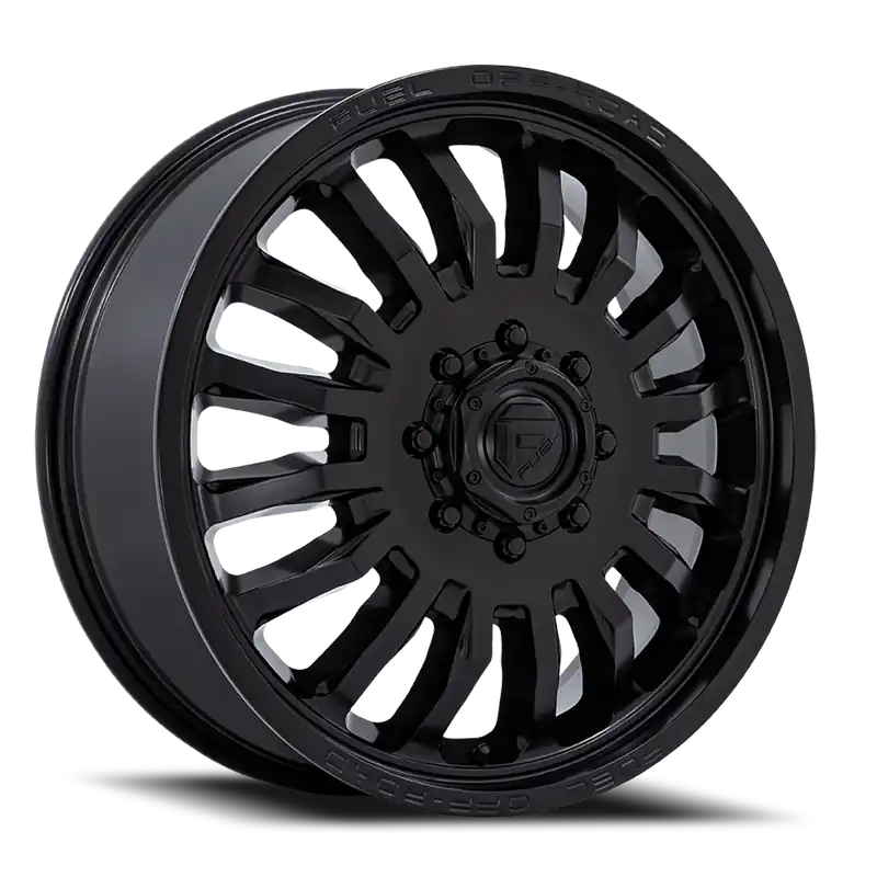 Fuel Arc Dually D867 20x8.25 +104 8x200mm 142mm Blackout Free Shipping