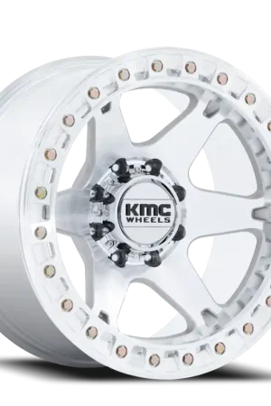 Best Seller KMC VI Beadlock KM238 MS 17x9 -12 5x127mm 71.5mm Machined Silver