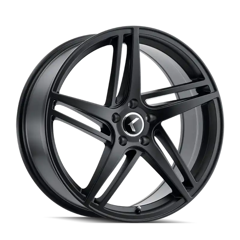 Fast Shipping Kraze Milano KR195 Satin Black 20x8.5 5x115 38mm 72.62mm