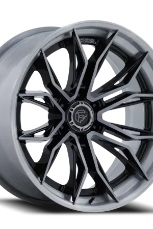 Fuel Mutiny FC404BT 20x9 +20 6x139.7mm 106.1mm Gloss Black Brushed Dark Tint Viral