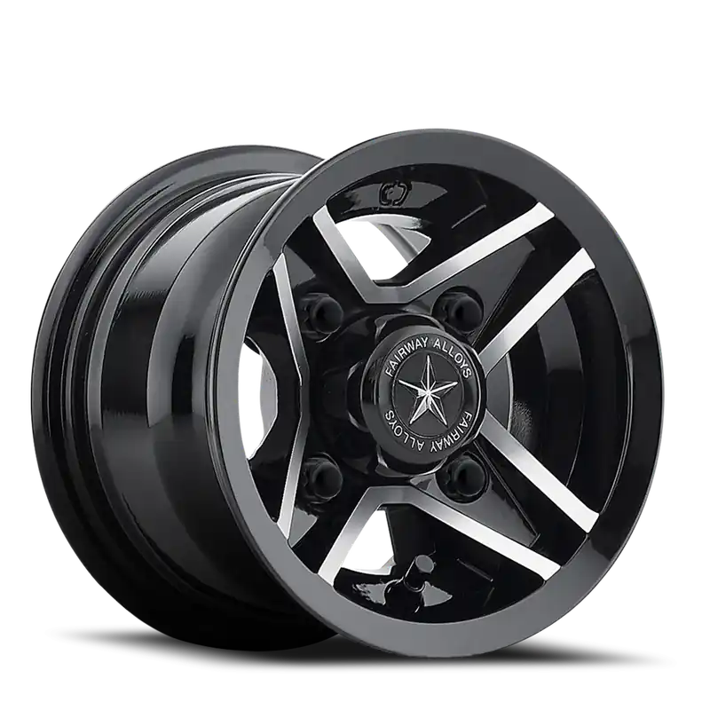 Markdown Fairway Alloys Divot 8x7 +0 4x101.6mm 70.7mm Gloss Black Machined