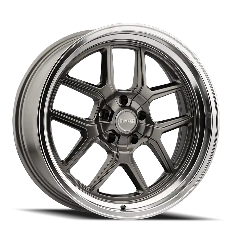 Ridler 610 Gloss Grey Polished 20x8.5 5x127 0mm 83.82mm Super Sale