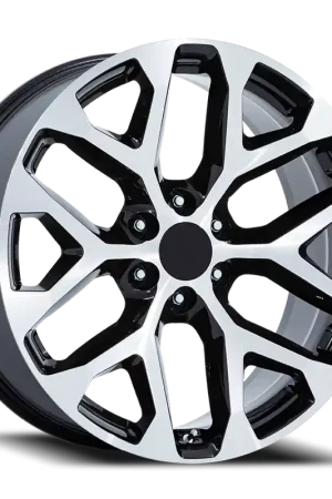 Performance Replica PR177 BM 24x10 +24 6x139.7mm 78.1mm Gloss Black Machined Face Bulk Order