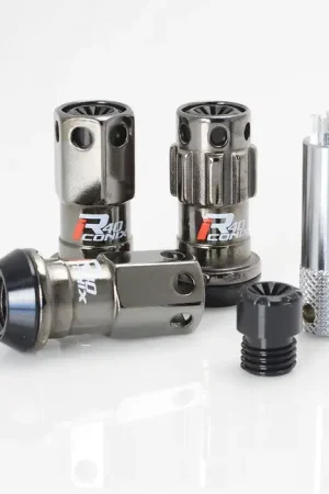 Grab Now Project Kics 12X1.25 R40 Iconix Classical Lug Nuts w/ Black Plastic Cap - 20 - No Locks