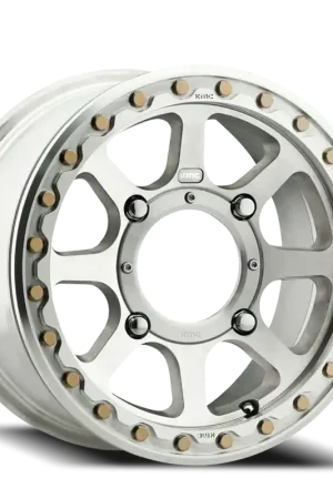 Next Day Delivery KMC Addict 2 Beadlock UTV KS234 SL 14x7 +38 4x137mm 112.1mm Machined Silver