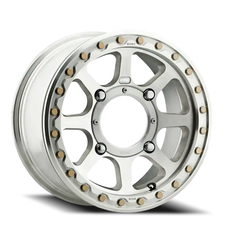 Next Day Delivery KMC Addict 2 Beadlock UTV KS234 SL 14x7 +38 4x137mm 112.1mm Machined Silver