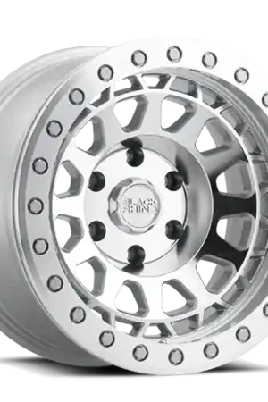 Viral Black Rhino Primm SL 18x9.5 +0 8x170mm 125.1mm Silver Mirror Face-Mirror Lip Edge