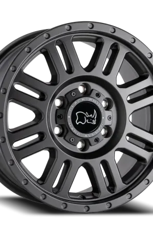 Black Rhino Yellowstone GY 18x8 +48 6x130mm 84.1mm Matte Gunmetal Bargain