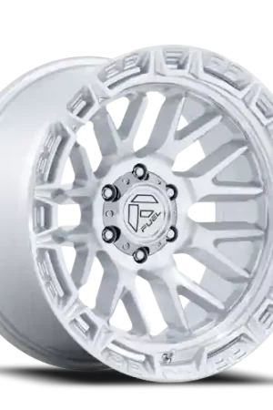 Top Rated Fuel Rail FC890SD 17x9 +1 6x139.7mm 106.1mm Gloss Silver Machined Face