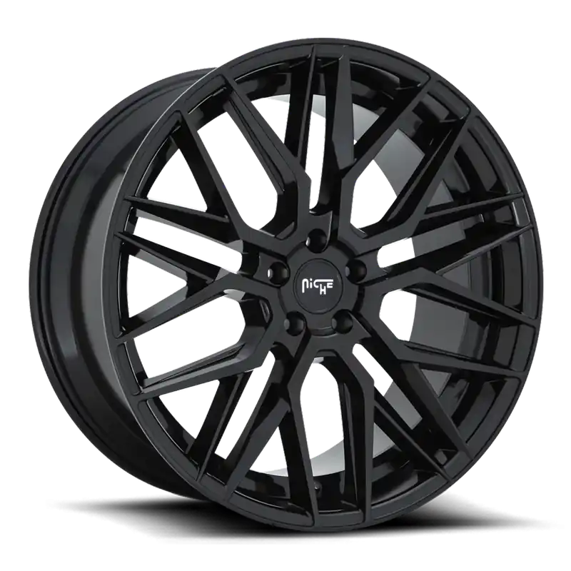 Niche Gamma M224 24x10 +30 6x135mm 87.1mm Gloss Black Modern