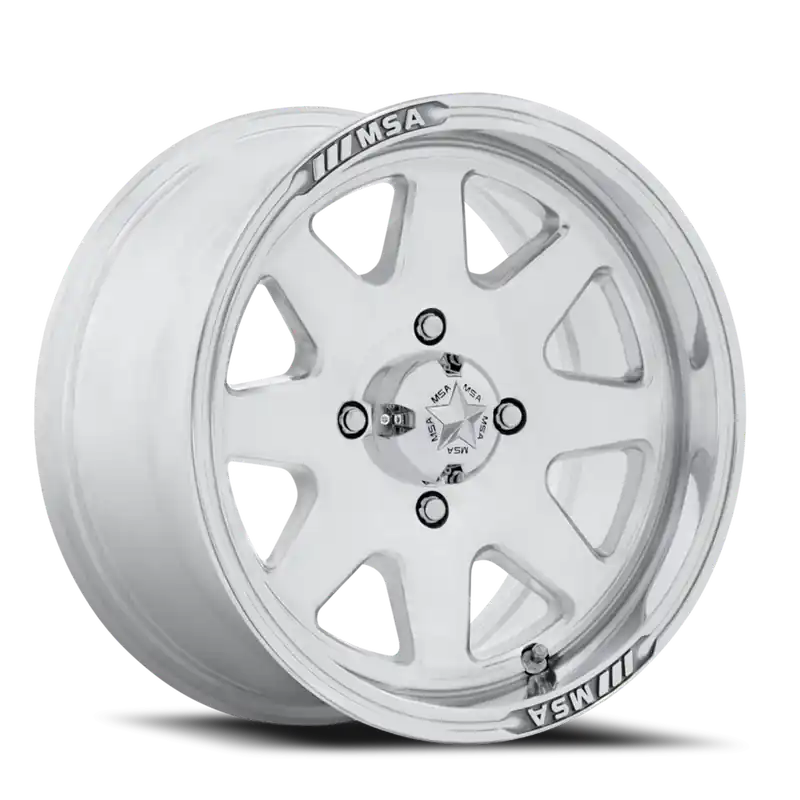 Buy Today MSA Spark UTV M54 HX 15x7 +10 4x156mm 115.1mm Polished