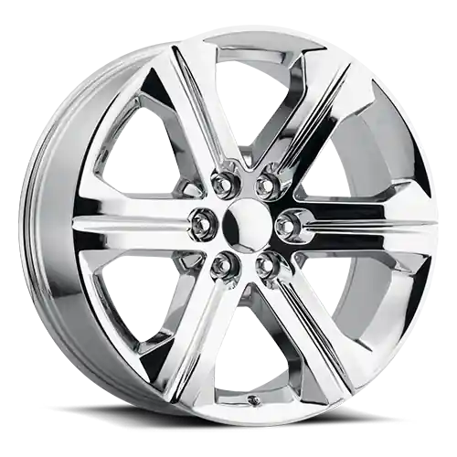 Factory Reproductions FR 47 2018 GMC Sierra Replica CH 24x10 +30 6x139.7mm 78.1mm Chrome Luxury