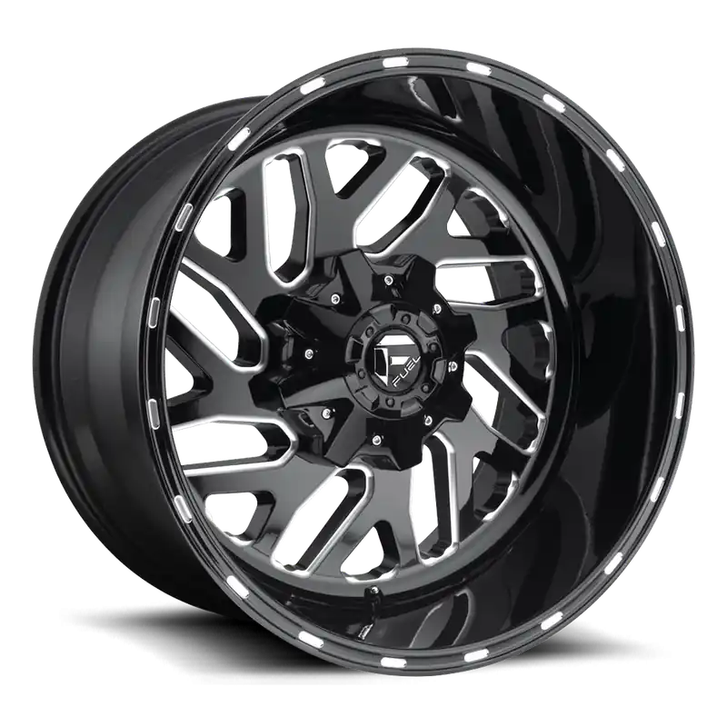 Save Now Fuel Triton D581 20x10 -18 8x180mm 124.2mm Gloss Black Milled