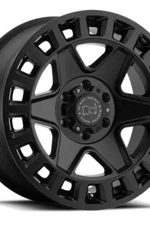 Black Rhino York BK 17x8 +52 6x130mm 84.1mm Matte Black Hot Deal