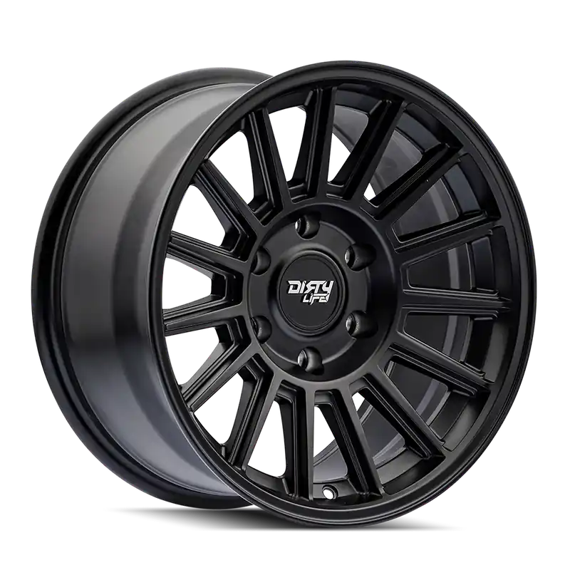 Dirty Life Journey 9316 Satin Black 17x8.5 5x127 0mm 78.1mm Clearance
