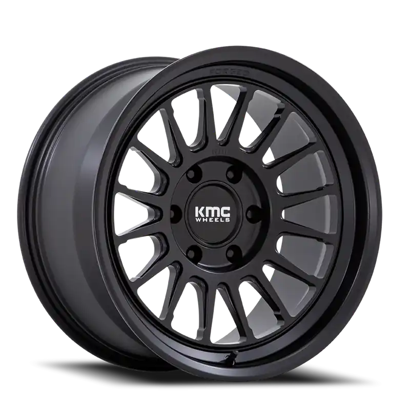 KMC Impact Forged KM447MX 17x8.5 +0 6x135mm 87.1mm Satin Black Time-Limited