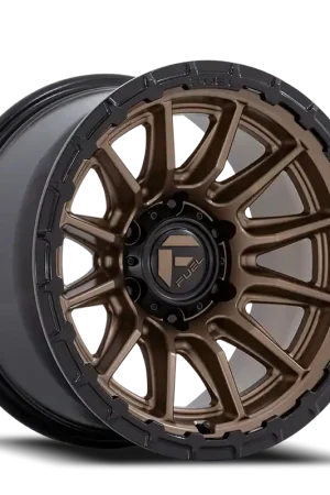 Fuel Piston FC866 ZB 17x9 -12 5x127mm 71.5mm Matte Bronze Gloss Black Lip Special Discount