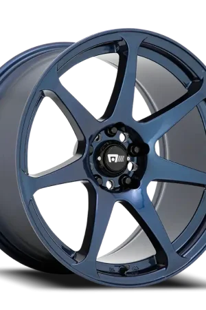 Hot Picks Motegi MR154 Battle BL 18x9.5 +15 5x114.3mm 72.56mm Midnight Blue