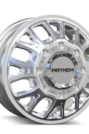 Must Have Mayhem Cogent Dually (8107D) Polished 17x6.5 8x210 125mm 154.2mm