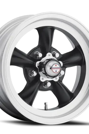American Racing Torq Thrust D VN105 BK 15x4.5 -15 5x114.3mm 83.06mm Satin Black Machined Lip Hassle-Free Returns
