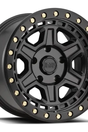 Black Rhino Reno BK 17x9 -18 5x127mm 71.6mm Matte Black Brass Bolts Buy Direct
