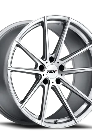 TSW Bathurst SL 20x10.5 +25 5x120mm 76.1mm Silver Mirror Cut Face Best Price