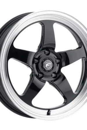 Forgestar D5 Drag 18x12 / 5x120.65 BP / ET50 / 8.5in BS Gloss Black Wheel Top Rated