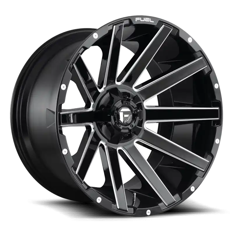 Wholesale Fuel Contra D616 20x9 +20 6x135/6x139.7mm 106.3mm Matte Black Milled