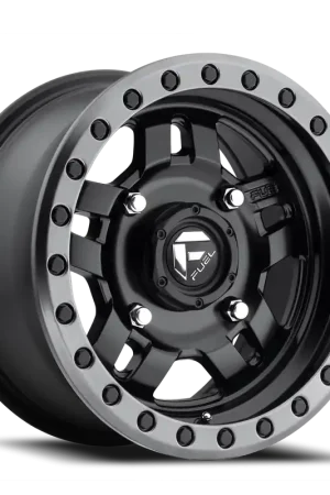 Price Cut Fuel Anza UTV D557 15x7 +13 4x156mm 132mm Matte Black Beadlock