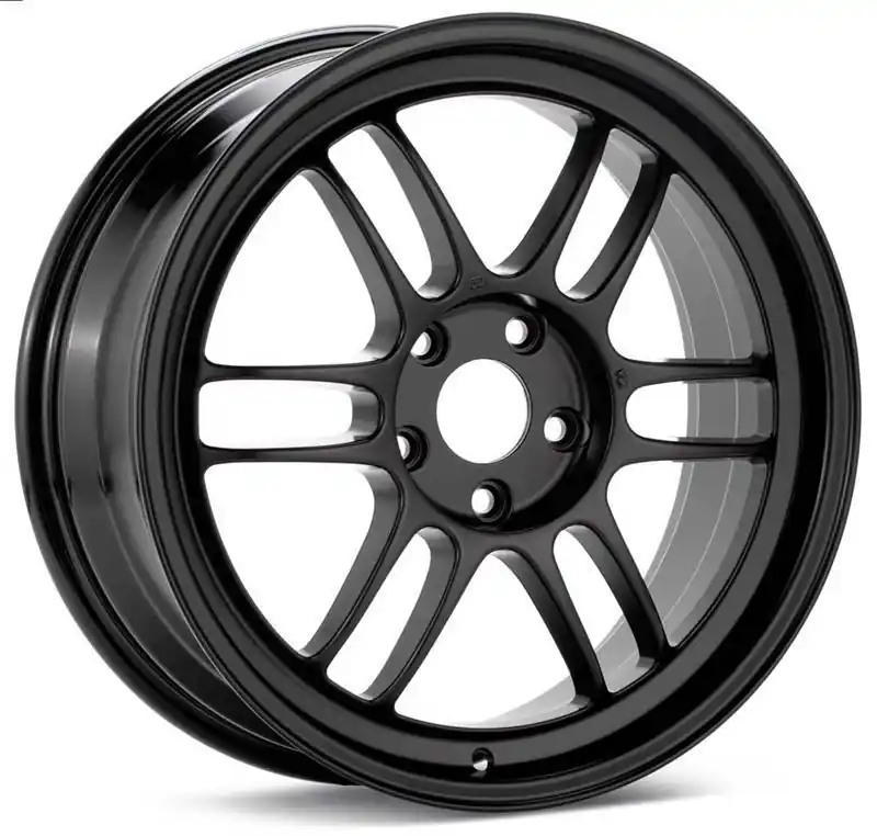 Last Chance Enkei RPF1 18x9.5 5x100 38mm Offset Black Wheel - Tarmac Black Edition RPF1