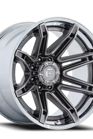 Fuel Brawl FC401AP 20x10 -18 6x139.7mm 106.1mm Platinum Chrome Lip Popular
