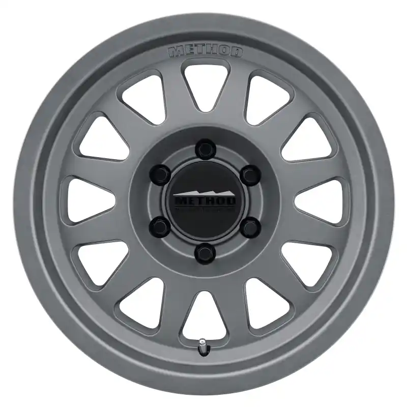 Buy Online Method MR704 17x8.5 0mm Offset 5x5 71.5mm CB Matte Titanium Wheel