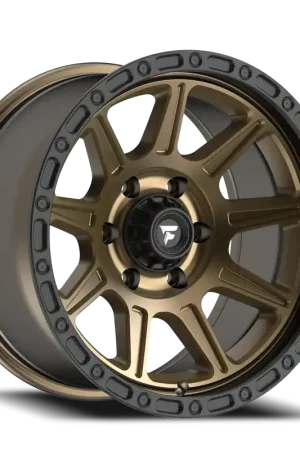 Fittipaldi Offroad Terra Series FT104ZB 20x9 +18 8x165mm 125.2mm Satin Bronze Satin Black Lip Limited Edition