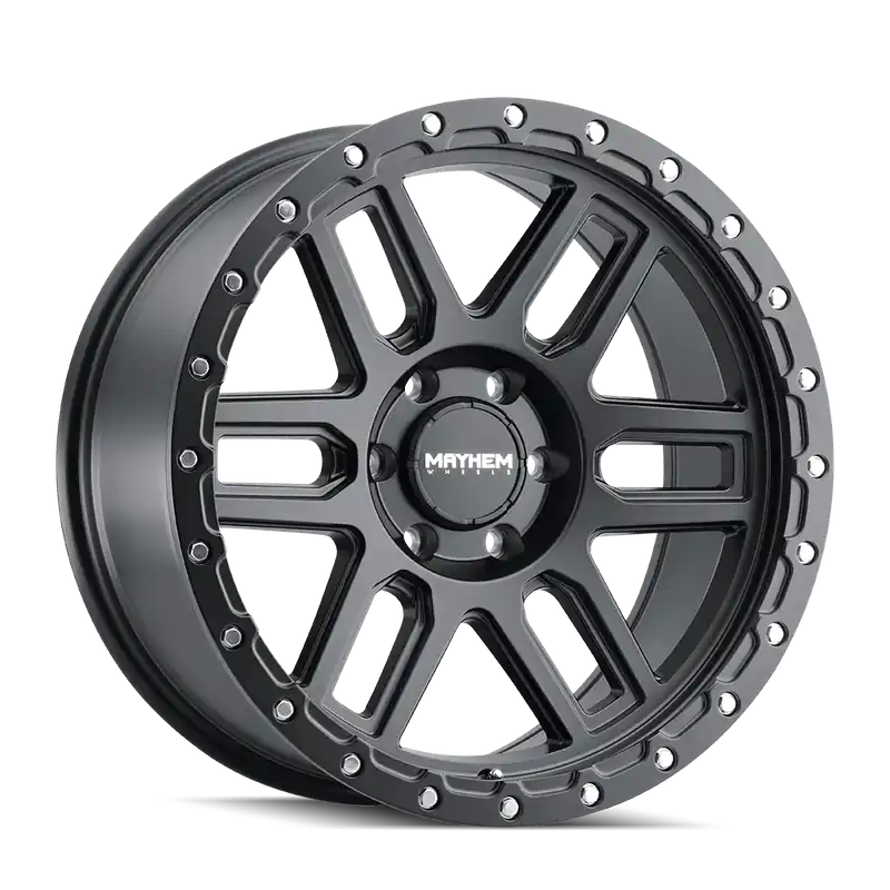 Original Mayhem Delta 8304 Matte Black 17x9 5x127 x12mm 78.1mm