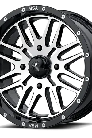 Express Delivery MSA Brute M38 15x7 +10 4x137mm 112mm Gloss Black Machined