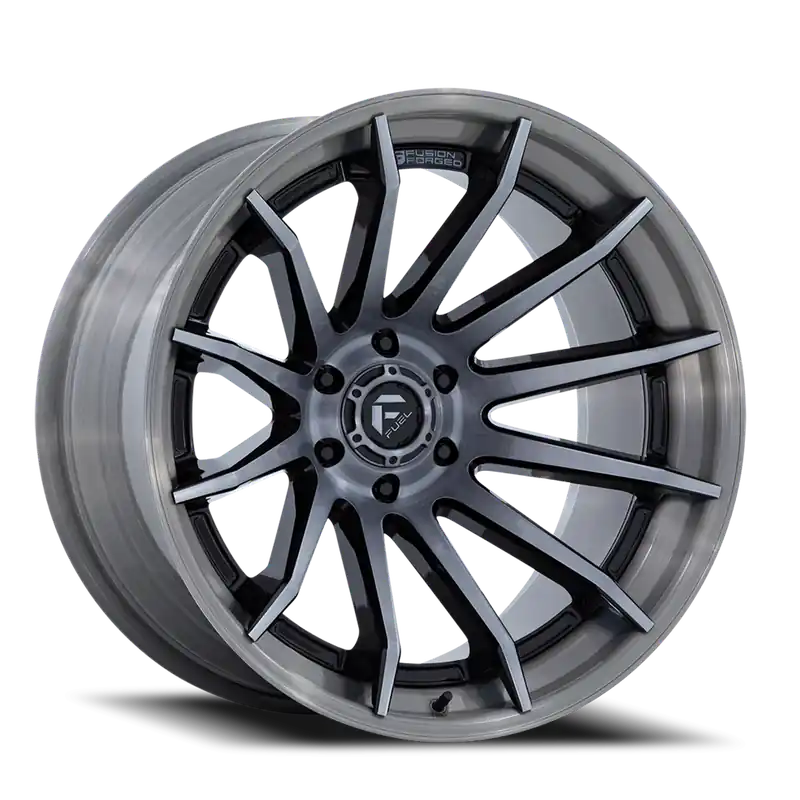 Fuel Burn FC403BT 22x10 -18 6x135mm 87.1mm Gloss Black Brushed Dark Tint New Release