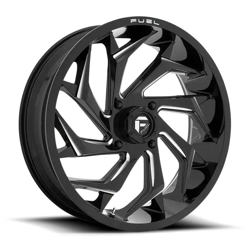 Fuel Reaction UTV D753 24x7 +13 4x156mm 132mm Gloss Black Milled Buy Online