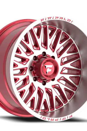 Fittipaldi Offroad Alpha Series FA07 MR 22x12 -44 8x165.1mm 125.2mm Gloss Red Machined Today Only