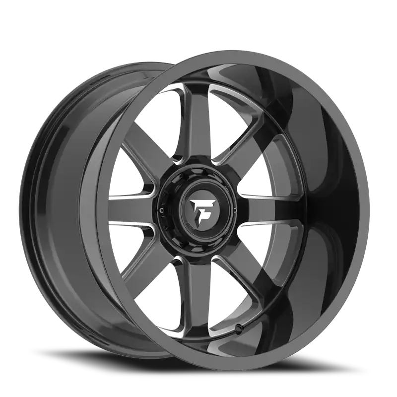 Buy Today Fittipaldi Offroad Alpha Series FA16BM 22x12 -51 5x139.7/5x150mm 110.2mm Gloss Black Milled